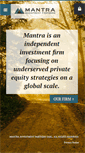 Mobile Screenshot of mantrainvest.com